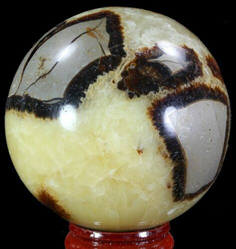 Polished Septarian Sphere - Madagascar #67835